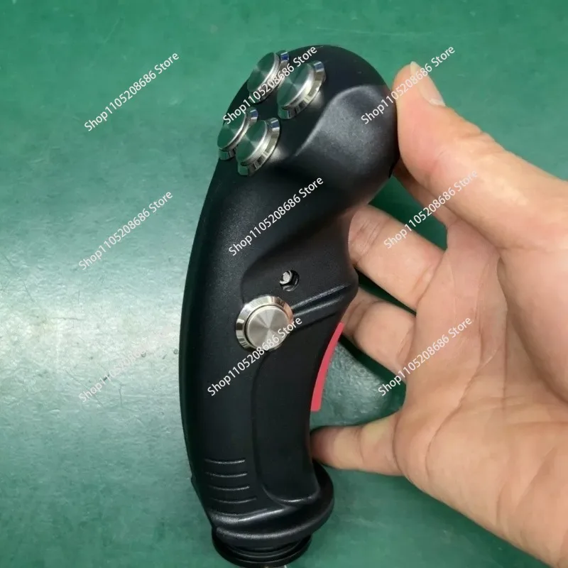 

For 4/5/6 Button for Excavator/harvester/tractor Modification Optional Red Safety Switch Electronic Control Handle