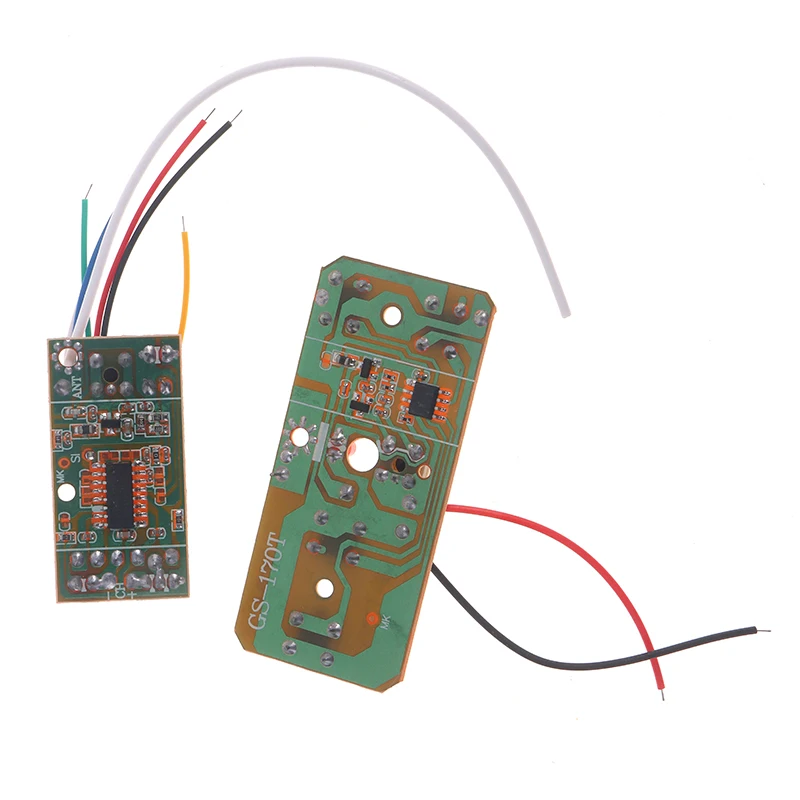 PCB Transmissor e Receptor Board com Antena, Controle Remoto, Sistema de Rádio, RC Car Acessórios, 2CH, 4CH, 27MHz