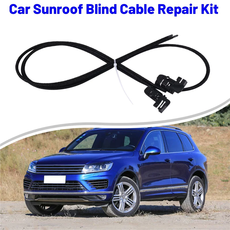 Durable-2 Pcs/Set Car Sunroof Blind Cable Repair Kit For Cayenne VW Touareg 7P5 7P6 2011-2018 7P0898870A