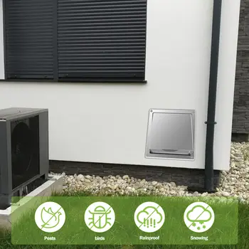 4palcové kryty na odsávání ze zdi, podložky, odolné proti povětrnostním vlivům, venkovní kryt na větrací otvory do sušičky, sáčky na žmolky, magnetické kryty na větrací otvory pro venkovní použití 6 nejlepší prodej magnetický kryt větracího otvoru - №4