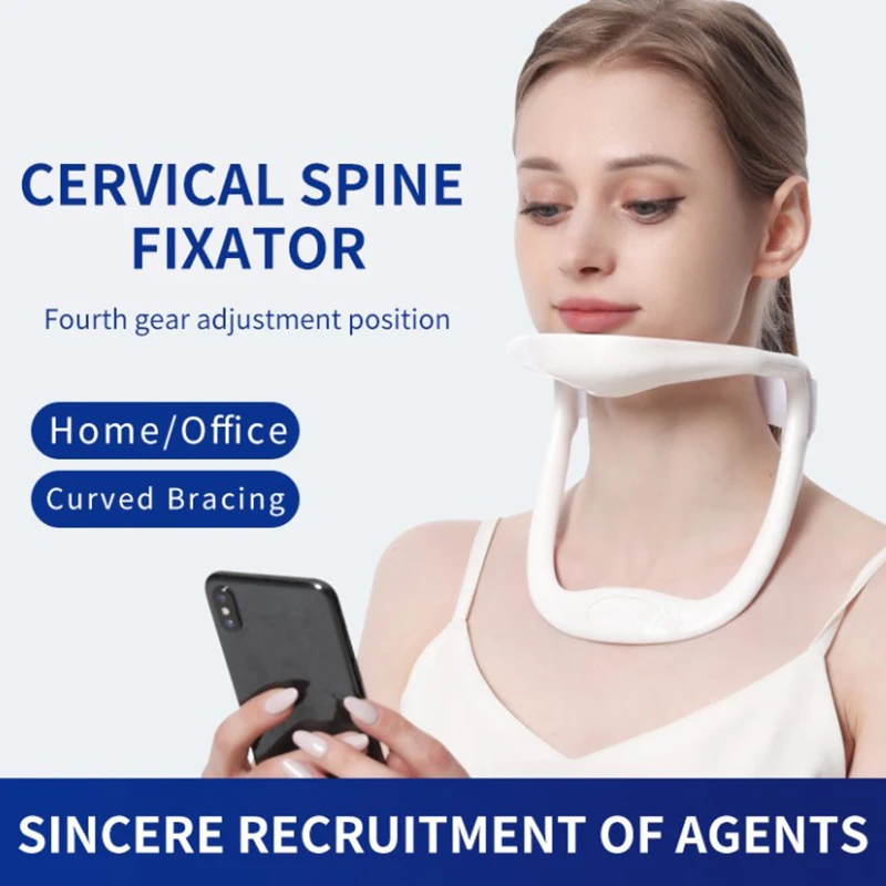 

Neck Brace Support Posture Improve Pain Caused By Bowing Your Head Health Care Girth Adjustable Correct Effectively Stretcher