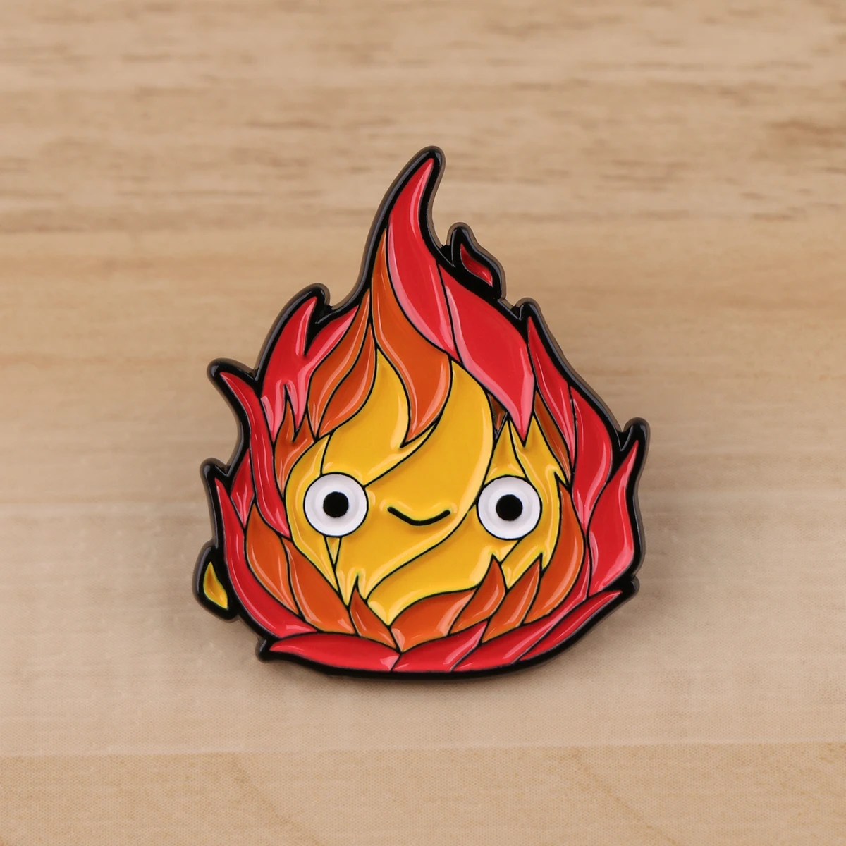 Magic Flame Anime Collection Lapel Pins for Backpacks Manga Briefcase Badges Badges for Men Jewelry Accessories