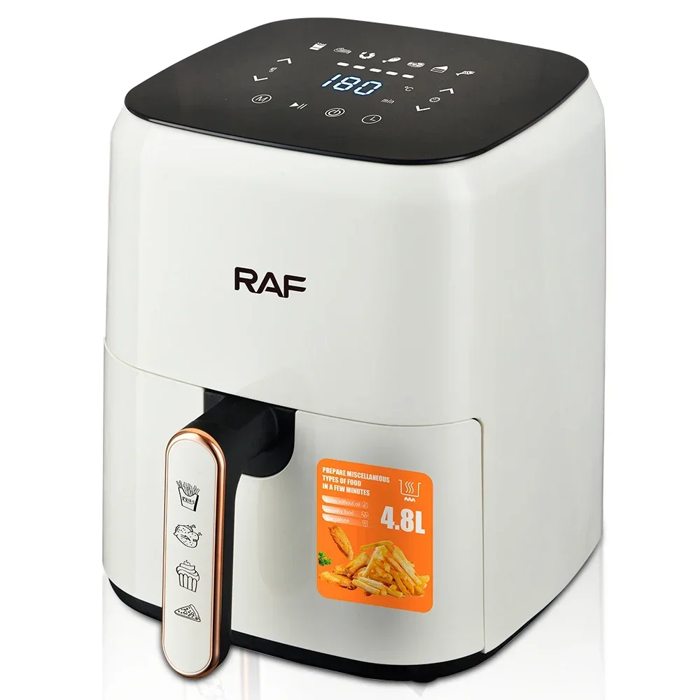 RAF Classic Design Easy Operation Family Multifunctional 4.8L Oil Free Nonstick Cooker Electric Air Fryer