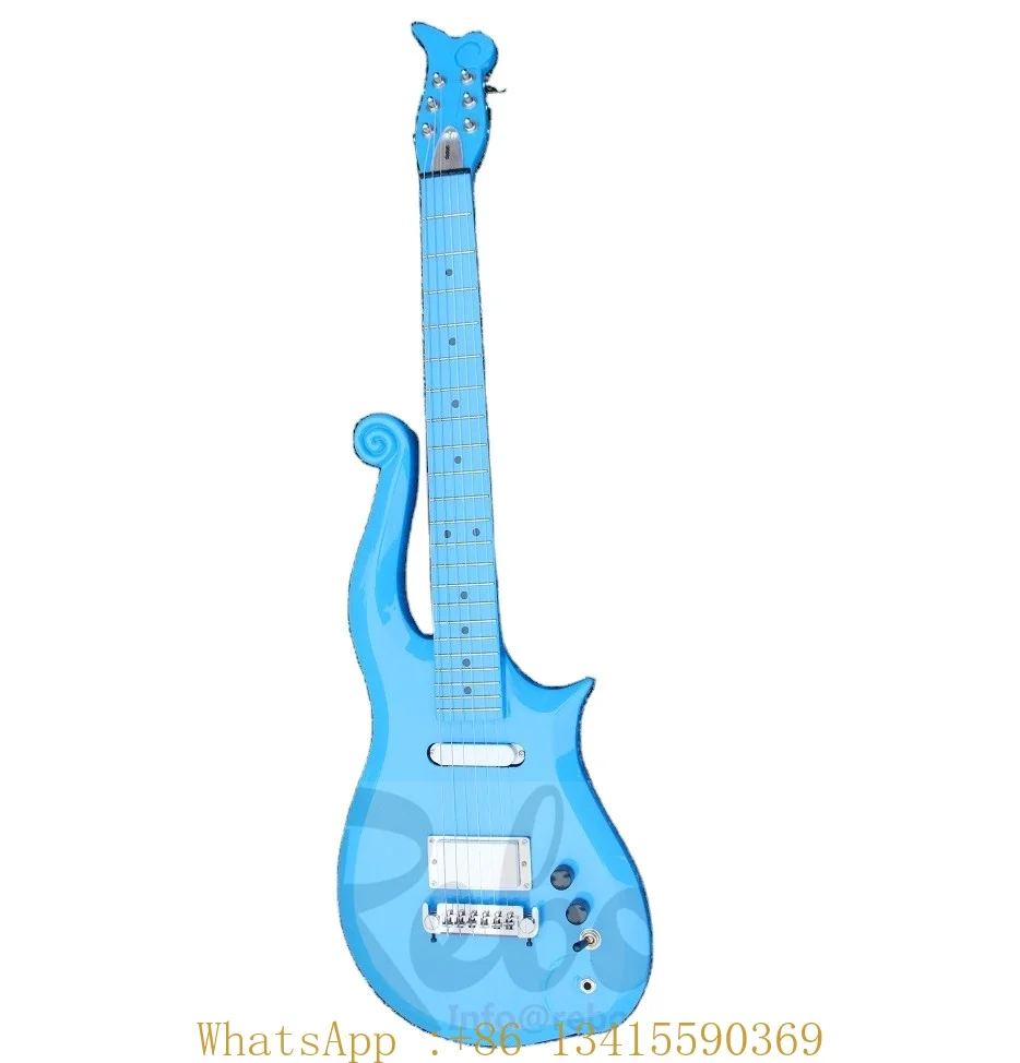 

6 String Cloud Prince Electric Guitar in Light Blue Colour