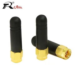 1pc 2.4G length 2.5CM small antenna Mini short sleeve antenna SMA Male Rubber sleeve small antenna WIFI Bluetooth antenna