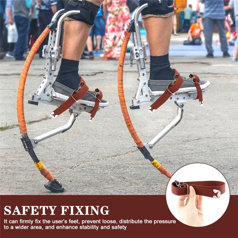 

4PCS Drywall Stilts Straps, Leg Band Straps Drywall Foot Band Straps Kit Nylon Leg Fixation Strap Replacement Part-A98U