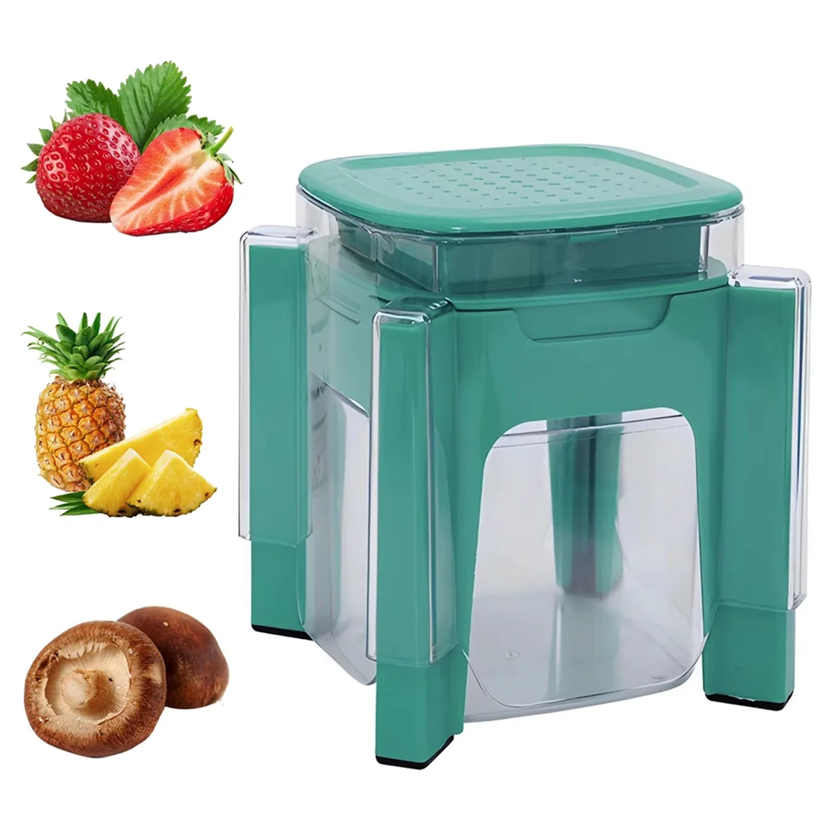 A03R Multifunctional ,French Fries Cutter, Onion Dicer,Vegetable Slicer with Push Plate for Home Kitchen Use