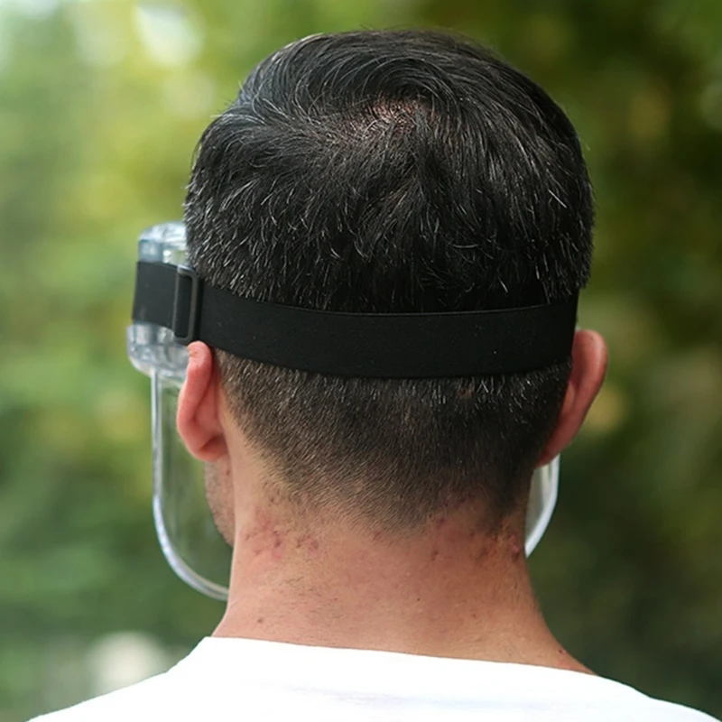 Ne pas gratter le bouclier transparent avec masque ajusté réglable pour une usure confortable à long