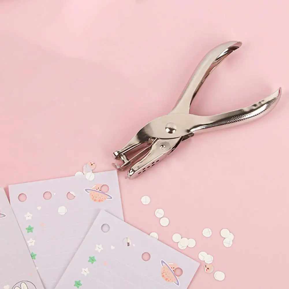 เครื่องเจาะกระดาษแบบรูเดียวทำจากกระดาษสำหรับสมุดภาพเจาะกระดาษคราฟท์อุปกรณ์เครื่องเขียนของขวัญสำนักงาน