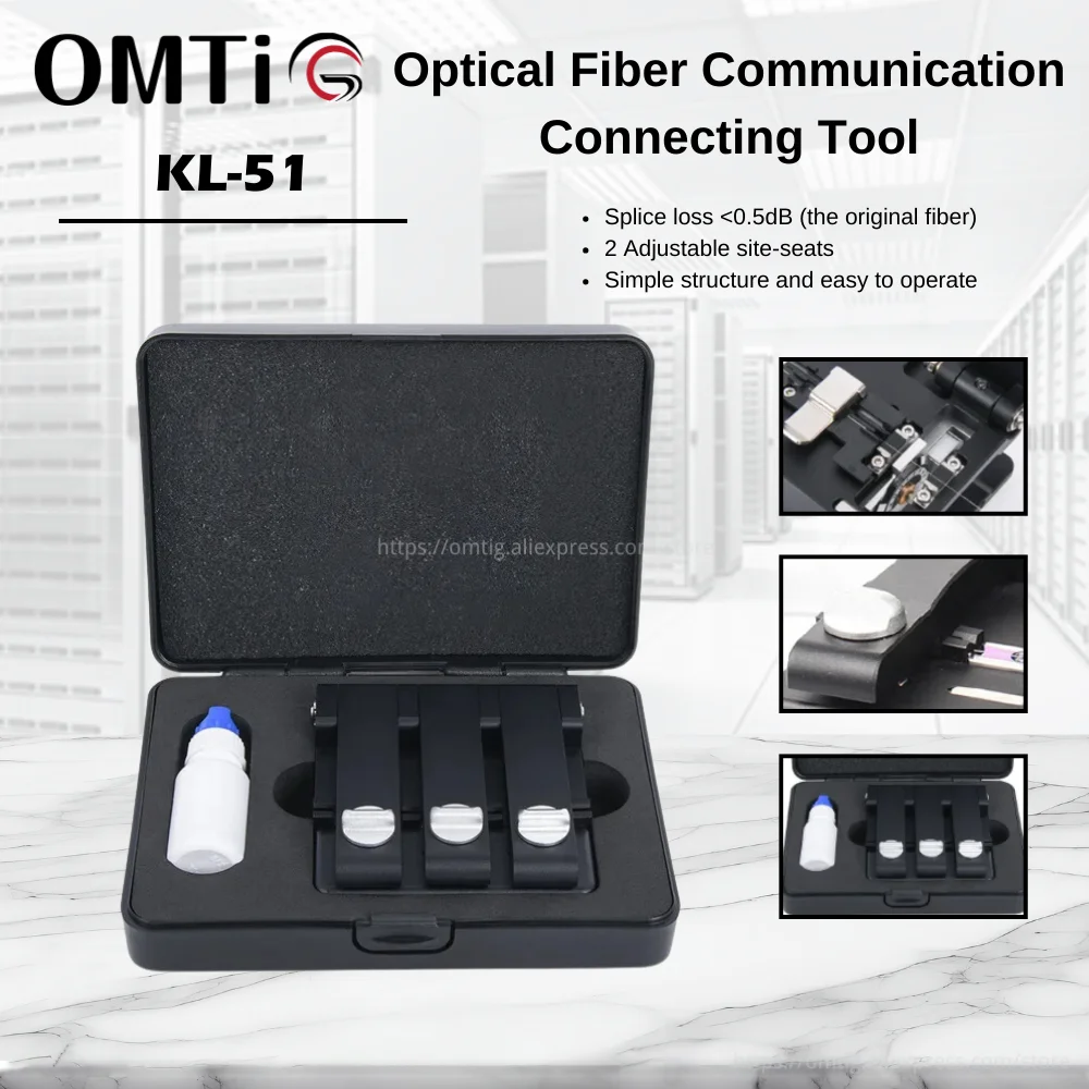 

Optic Cleaver JILONG KL-51 With 2 Adjustable Site-Seat S. SM Fiber Loss Lower 0.5dB High quality welding tools