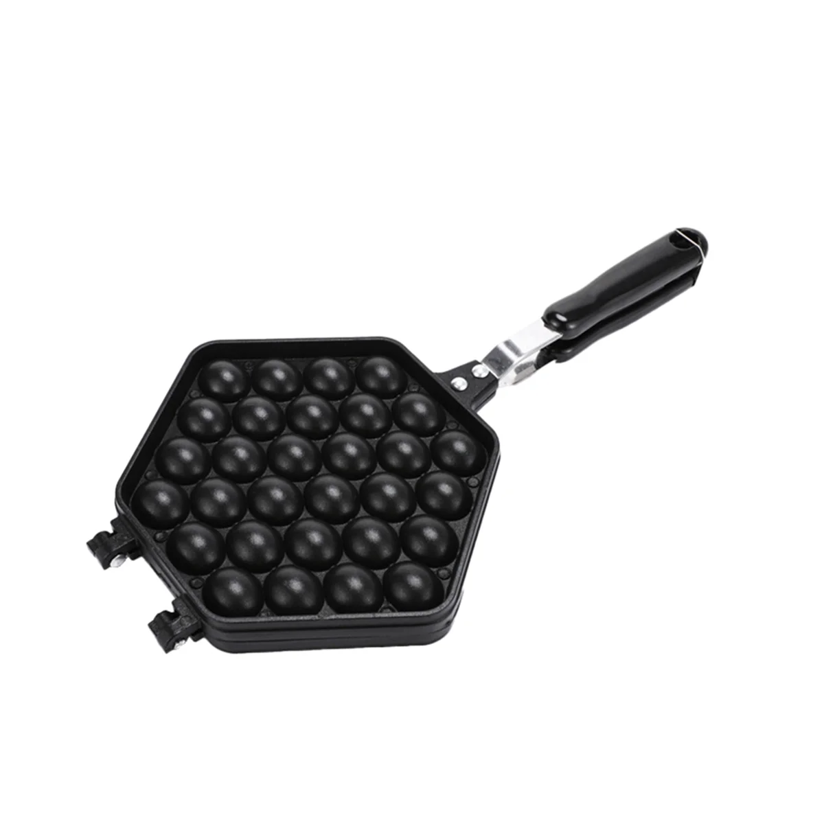 

Egg Bubble Cake Baking Pan Mold Eggettes Iron Aluminum Hongkong Waffle Pan Mould Non-Stick Coating DIY Muffins Plate