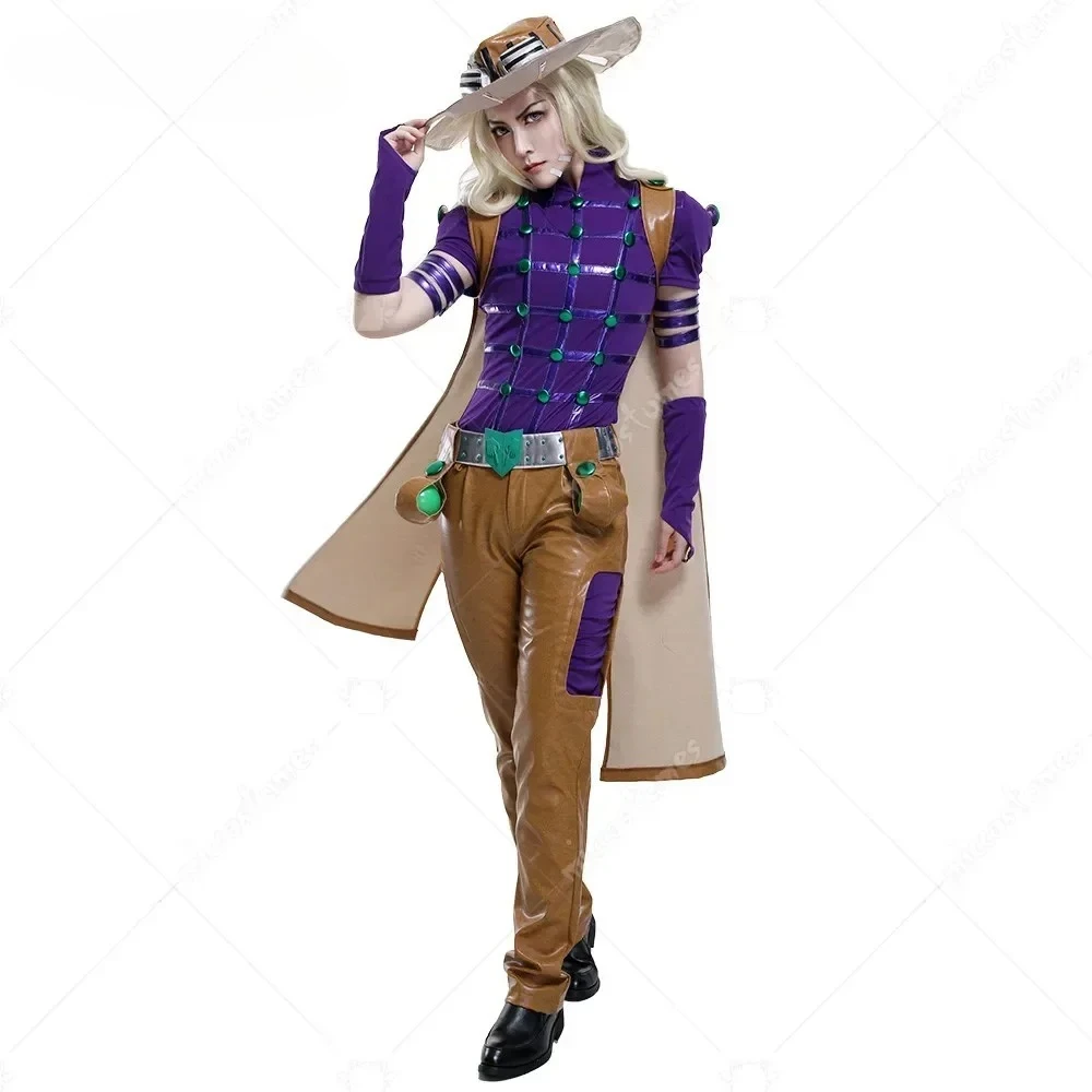 

Miccostumes 24Hours Shipping Spin Master Gyro Zeppli Cosplay Costume Full Set with Hat and Cloak for Halloween cosplay costume
