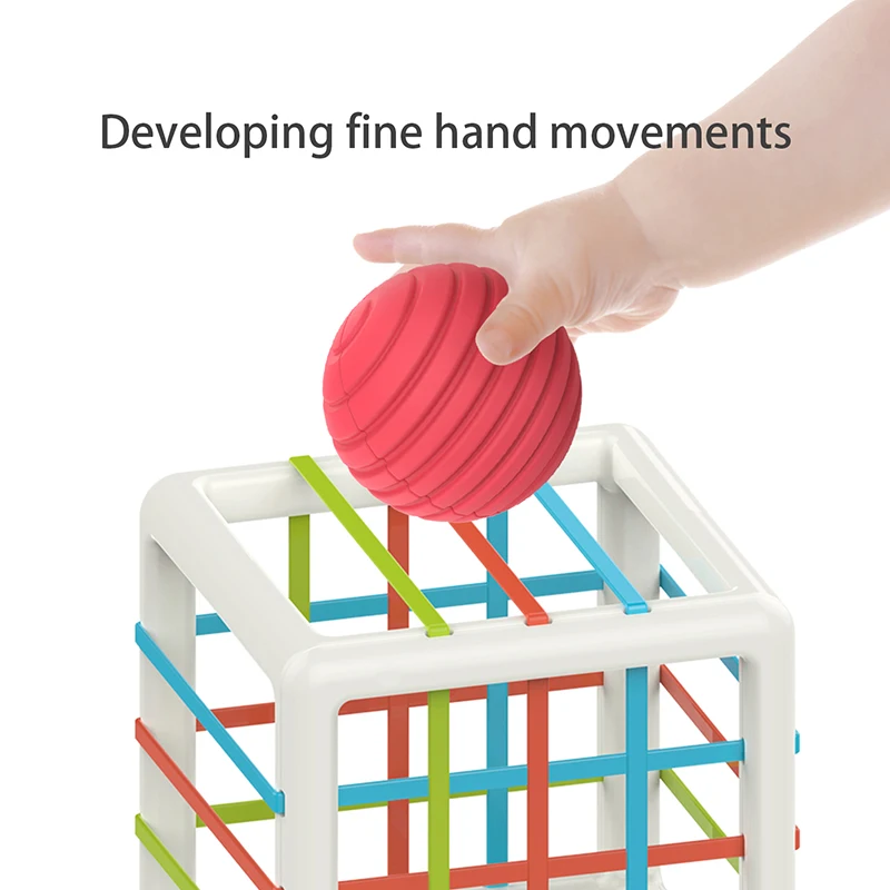 Children's Cube Color Block Sports Hand Eye Coordination Puzzle Toy