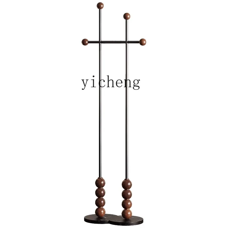 

XL medieval bedroom floor-to-ceiling hanger solid wood corner entry coat rack hanger rack