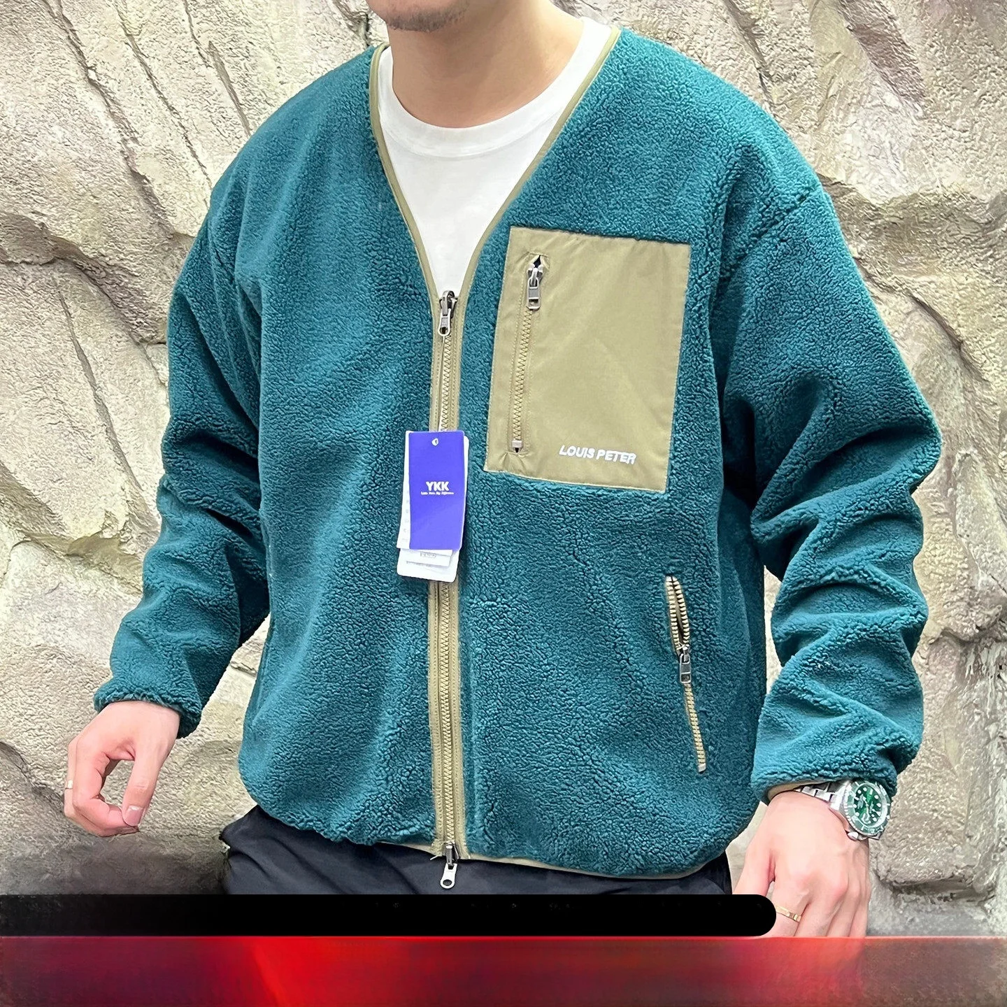 

Универсальная повседневная куртка для активного отдыха, уникальный стиль, осенне-зимняя, модная, для пар, из утолщенного полиэфирного волокна, V-...