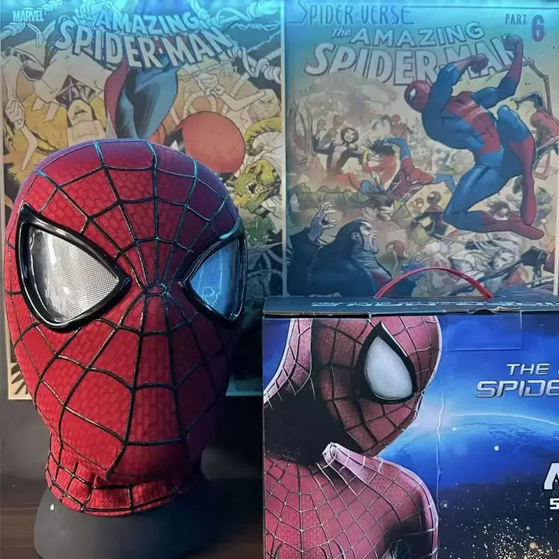2025 máscara de Spiderman superhéroe Spider-Man adultos niños máscara de Iron-Man niño adulto máscara de Spiderman Anime disfraz de Halloween Cosplay