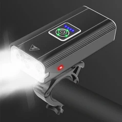 3 LED Bicycle Front Light USB Rechargeable Bike Lamp Bike Headlight Cycling Flashlight Bike Accessories Warning Light