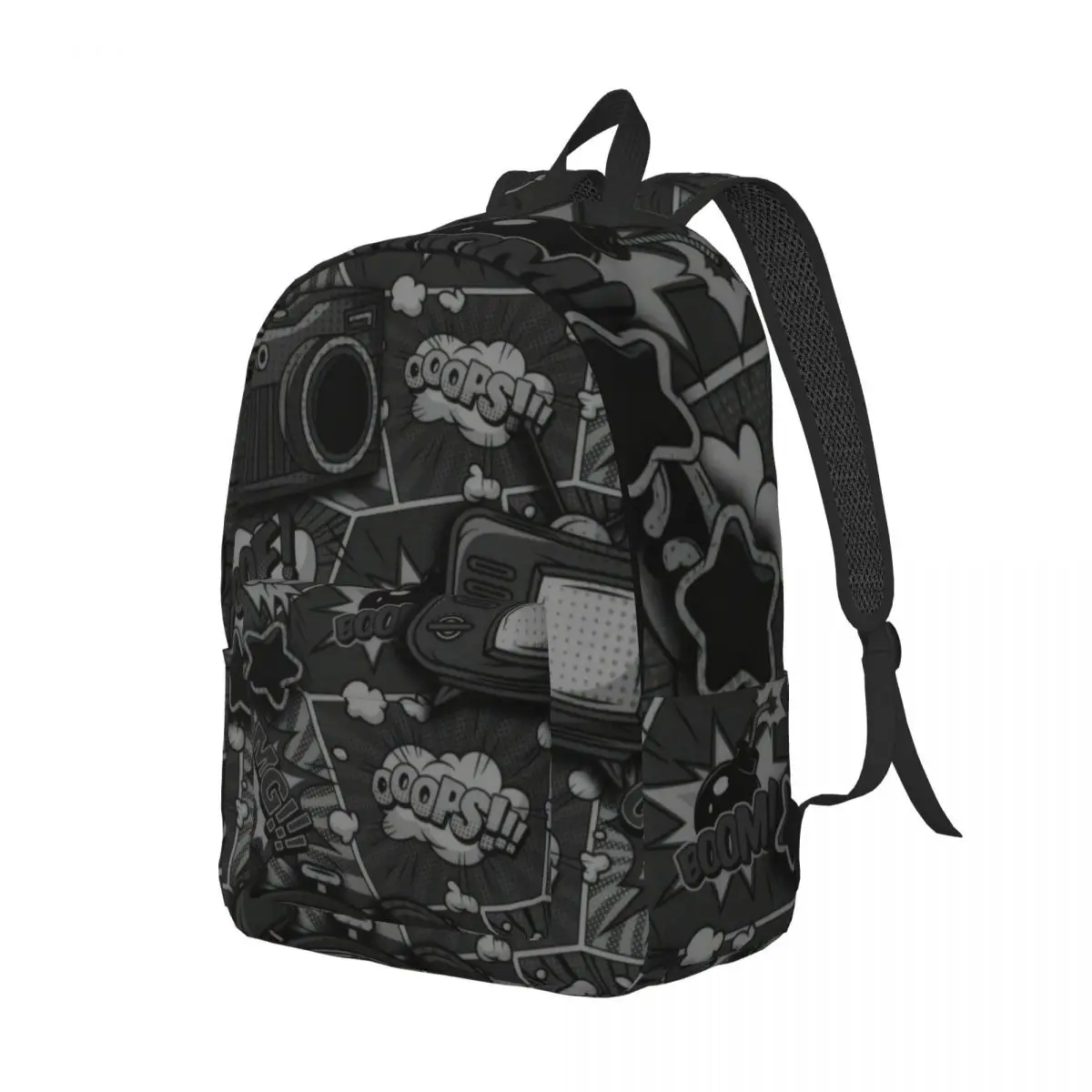 Cartoon Boom Ooops Fashionable and versatile backpack, suitable for both men and women, showcasing individual charm.