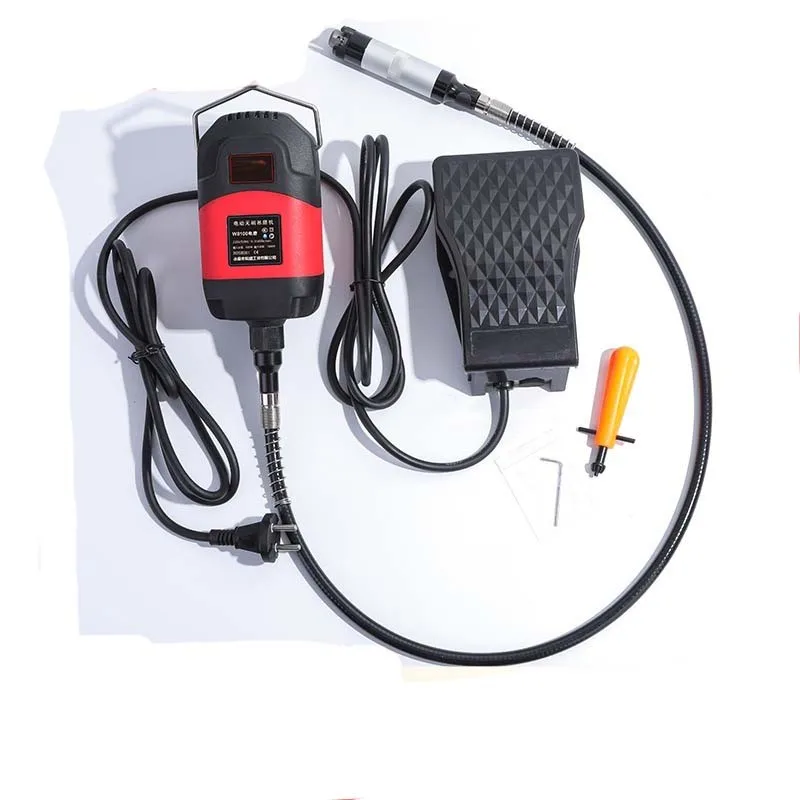 Small Polishing Machine Plug-In Handle Hanging Grinding Machine Capable Of Peeling Polishing Lettering, Engraving And Grinding