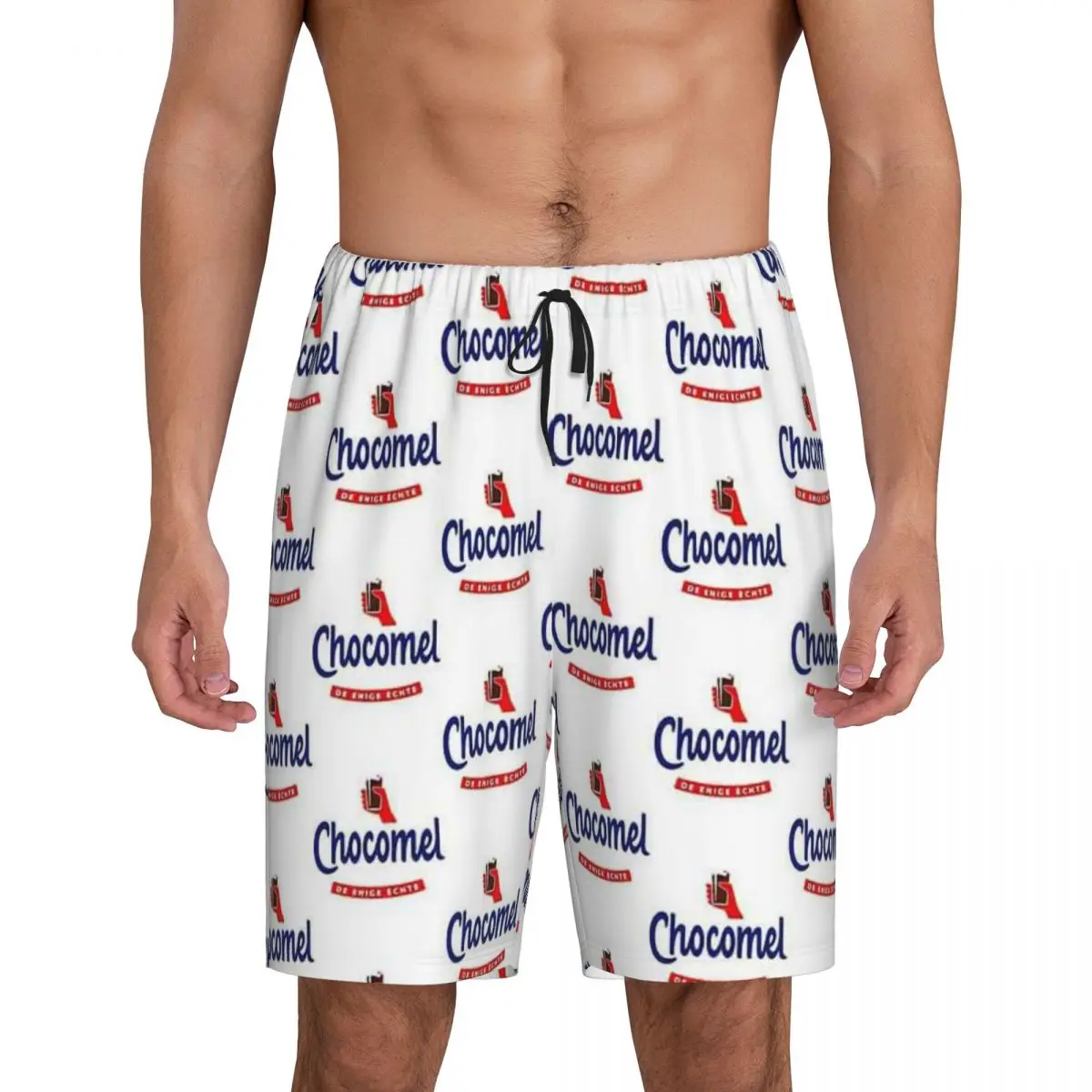 

Мужские классические короткие пижамные шорты Custom Chocomel Chocolademelk Nederland для сна и отдыха