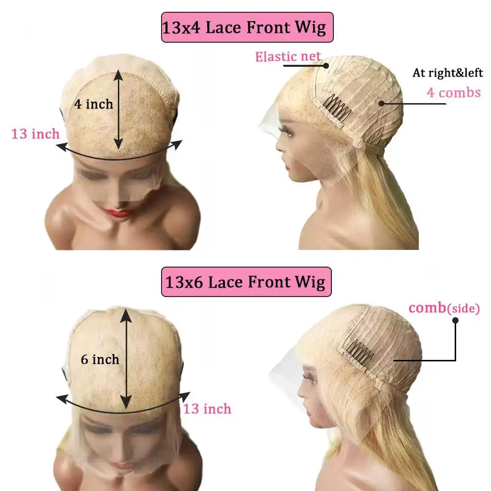 옴브레 블론드 투명 레이스 프론트 인모 가발, 다크 브라운 루트, 느슨한 웨이브, 애쉬 블론드, 4x4 클로저, 미리 뽑은 가발, 13X4