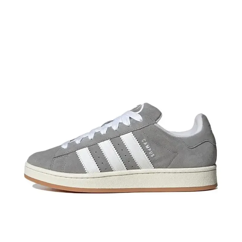 Adidas Originals Campus 00s Zapatos de tabla retro acolchados, transpirables y ligeros para hombre y mujer, gris, blanco, marrón