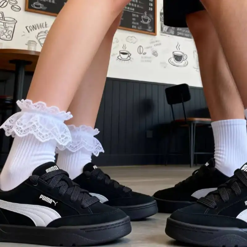 2026 new Puma Mid Low Top Classic Fashion Comfortable Lightweight Breathable Non Slip Casual Skateboard Shoes 401606-15 - Image 4