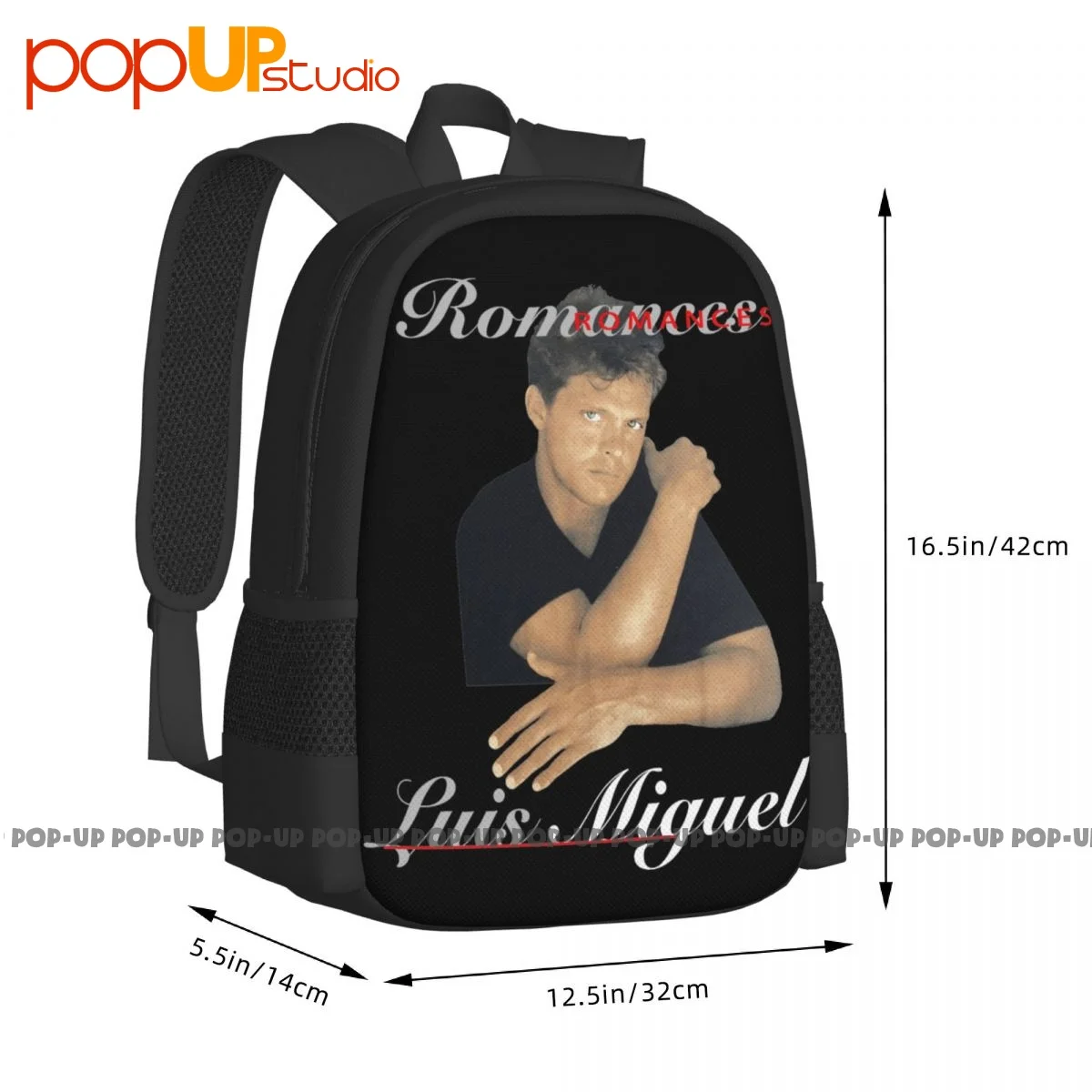 Luis Miguel Romances On A Cronies Tag Backpack Large Capacity Cute New Style Personalised Large Capacity