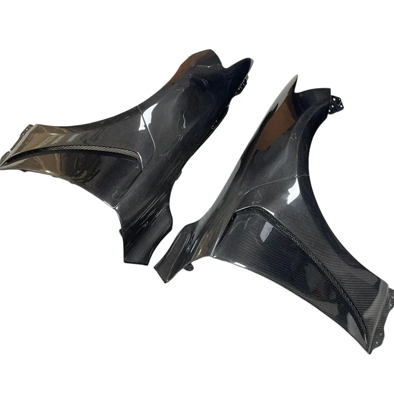 Easy Install Carbon Fiber Splash Guard Mud Flap Set Universal Fit for Truck SUV Front Rear Wheel Arch With Hardware Included