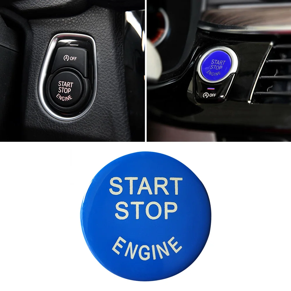 

Engine Start Stop Switch Button Cover Deorative Car Stickers For BMW F20 F21 F22 F23 F30 F31 F32 F33 F10 F11 F12 F13 F01 F02