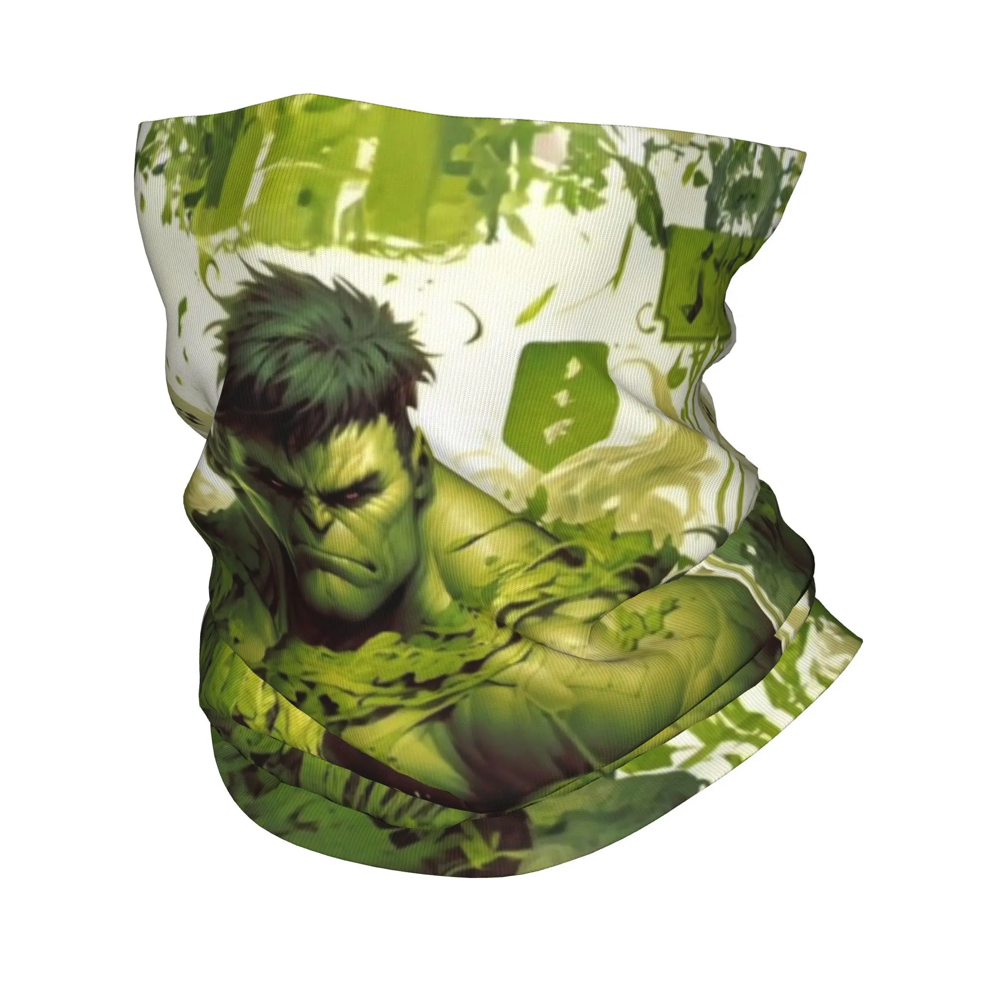 

Custom Hulk Vintage Bandana Neck Gaiter for Hiking Running Women Men Wrap Scarf Cartoon Movie Headband Warmer