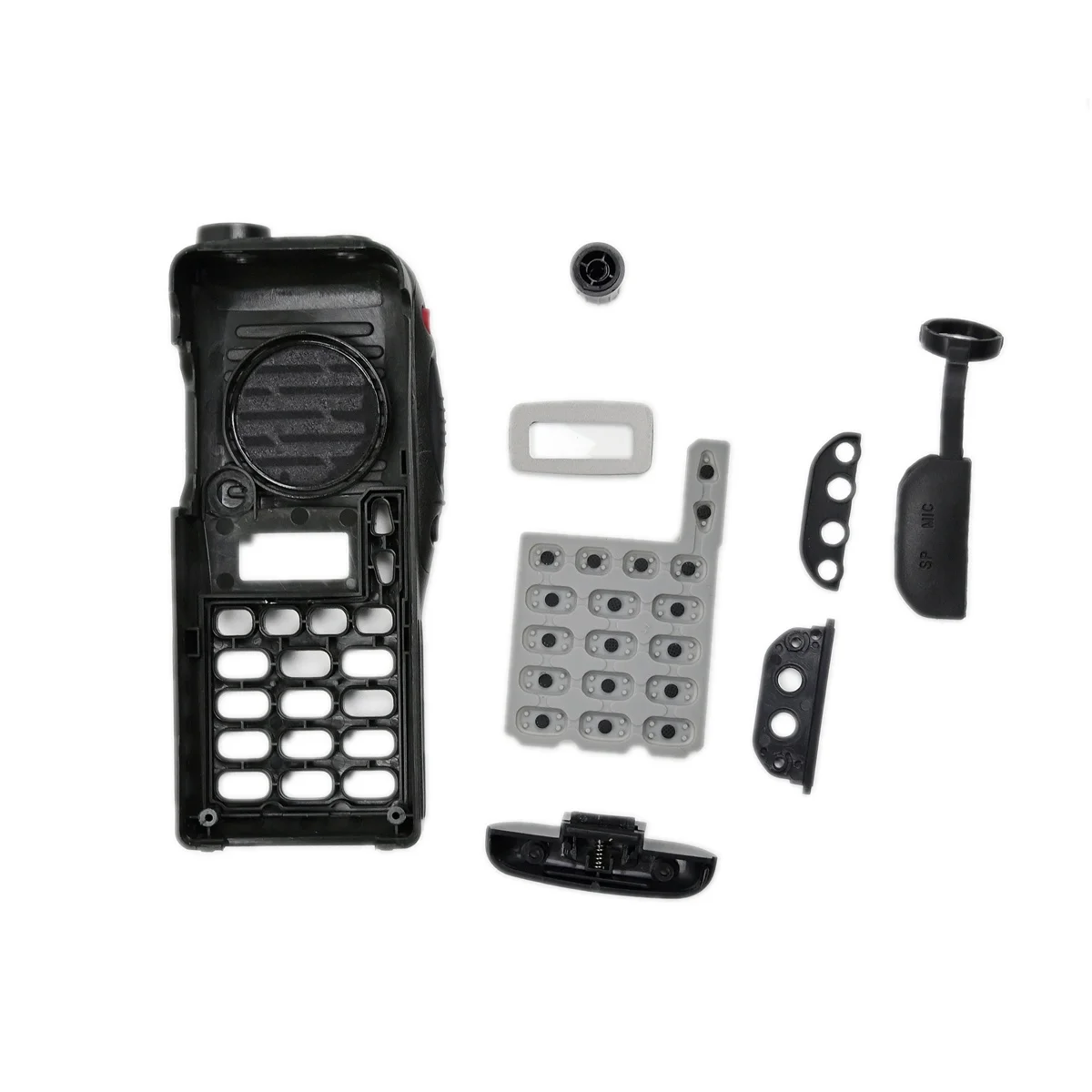 الجبهة الخارجي غطاء الإسكان قذيفة سطح لوحة المفاتيح منصات حجم مقبض التوصيل غطاء غبار ل Icom IC-V8 V8 هام راديو ملحق #4