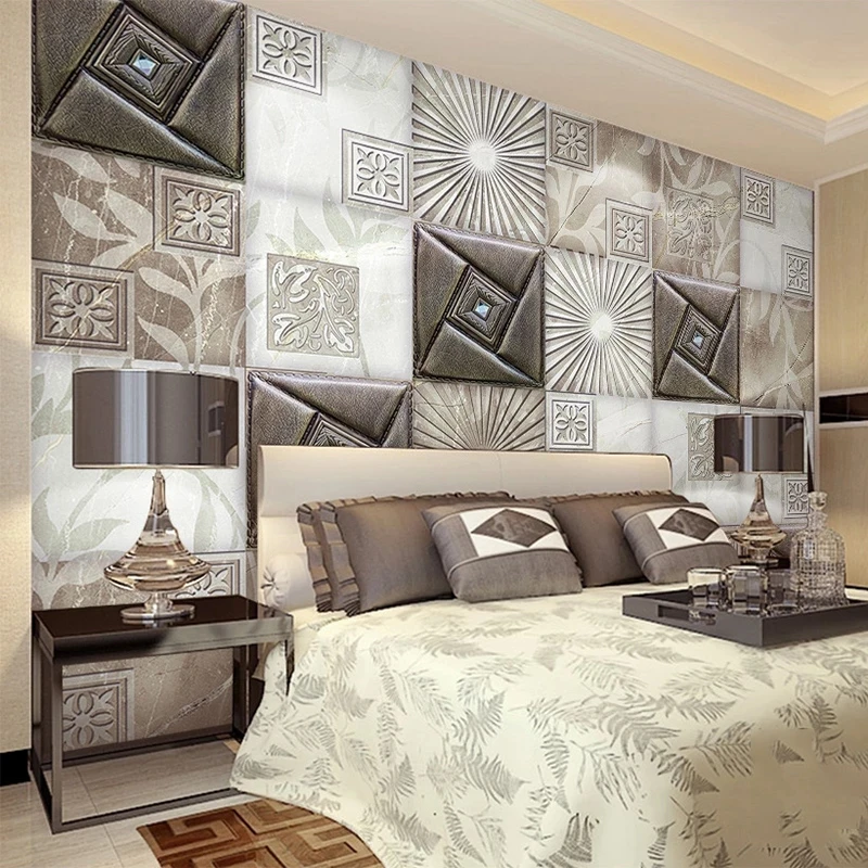 Customized Mural Wallpaper 3D European Luxury Hotel Modern Fashion Living room sofa TV background wall bedroom restaurant study