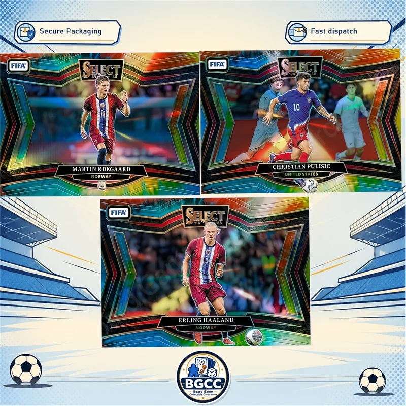DIY Panini Homemade Football Signature Collection Card FIFA World Cup Harland Mbappe Messi Yamal Ronaldo Field Level Series
