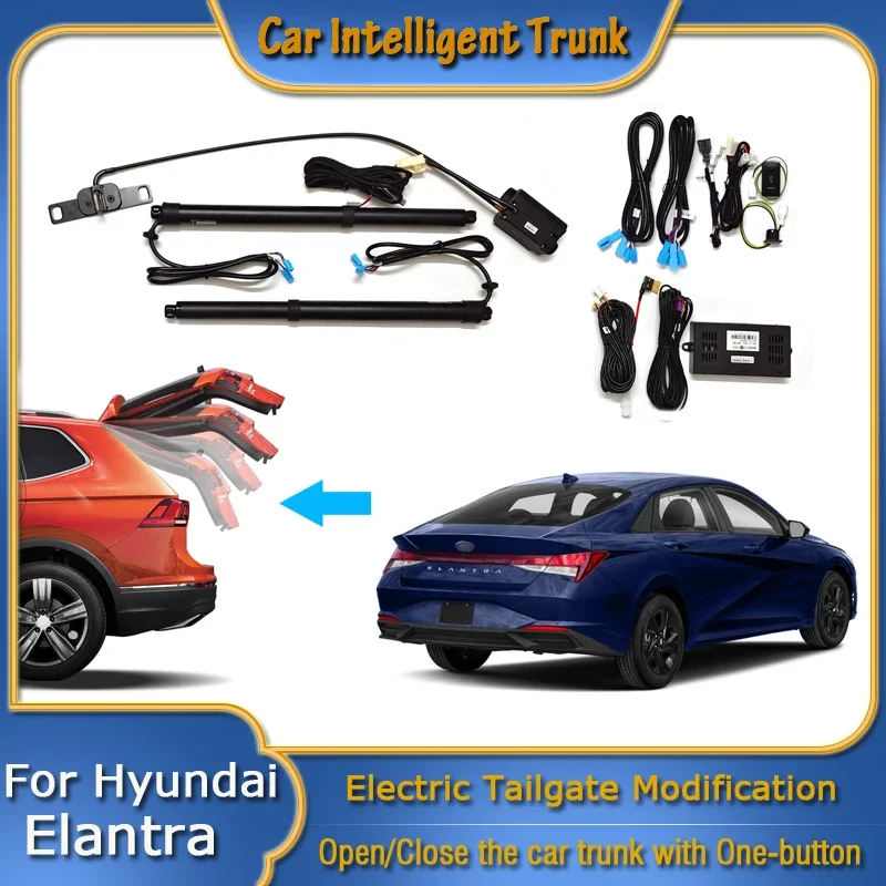 

For Hyundai Elantra 2020~2024 Car Power Trunk Opening Electric Suction Tailgate Intelligent Tail Gate Lift Strut Modification
