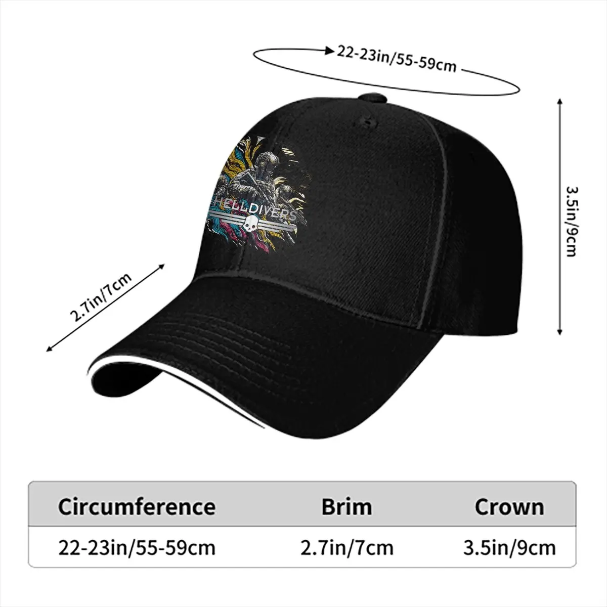 Atr Baseball Cap Men Hats Women Visor Protection Snapback Helldivers Caps