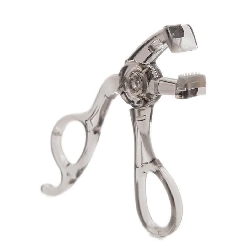 1PC Piegaciglia Senza cornice Curl Dente Pettine Styling portatile Grandangolo Piegaciglia Comodi cuscinetti in silicone Strumento per il trucco degli occhi