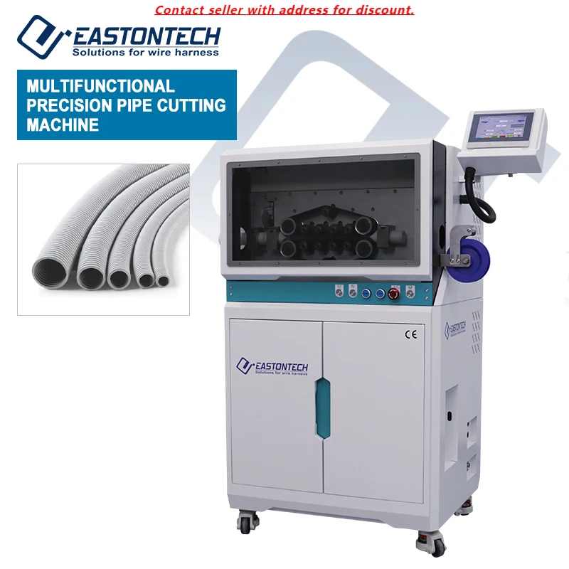 

EW-1360 Automatic Multi-Functional Electric Pipe Cutting Machine For Air Hose/PVC/Heat Shrink Tubing For Cable Manufacturing