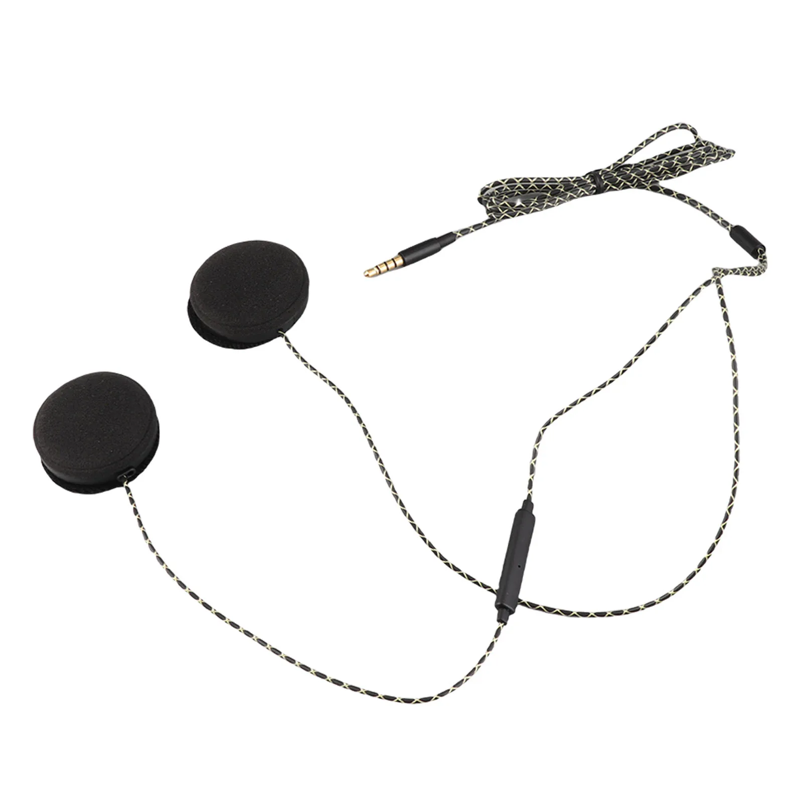 1Pcs Motorcycle Helmet Headset Headphone Speakers for Ios Android MP3 computer and other 3.5 interface audio equipment