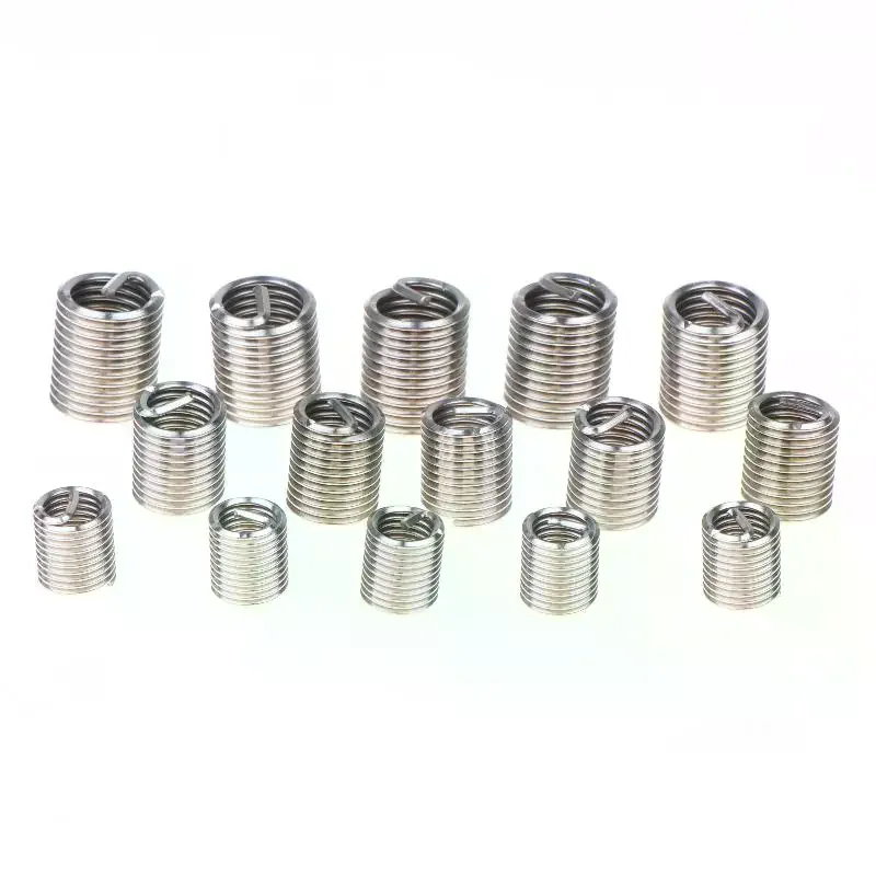 Wire Thread Insert Fastening Repair Kit M3 M4 M5 M6 M8 M10 M12 for Plumbing Fixture Damaged Thread Fixing