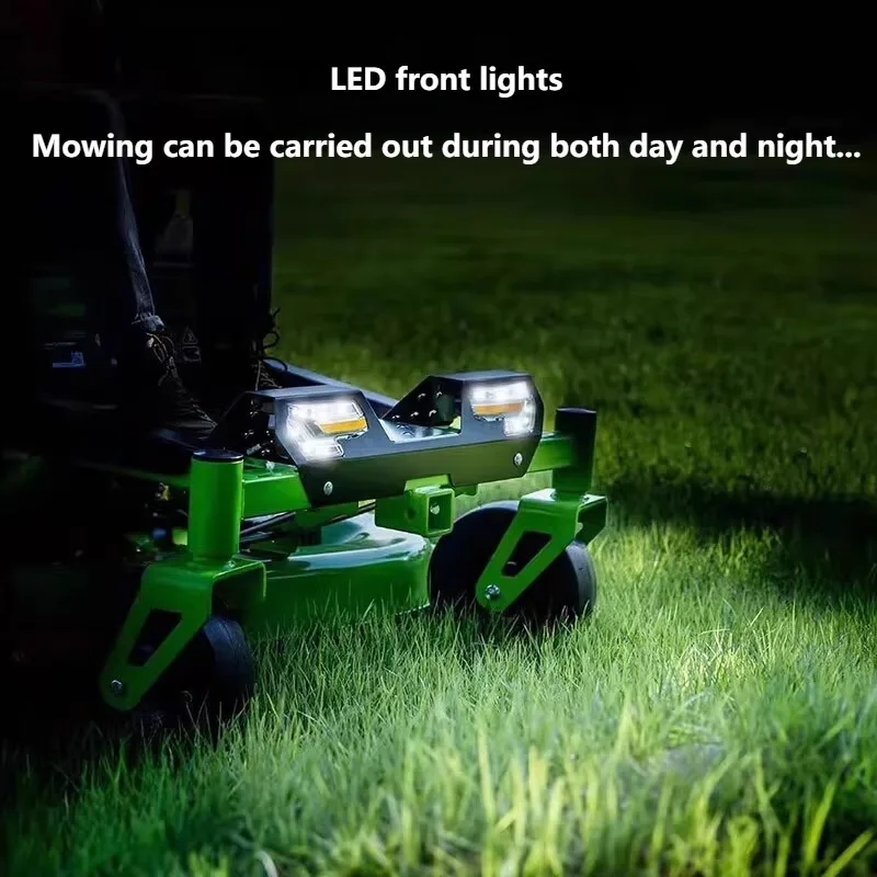 Elektromäher ohne Drehung mit Multifunktions-Rasenschneider und Fahrradtyp