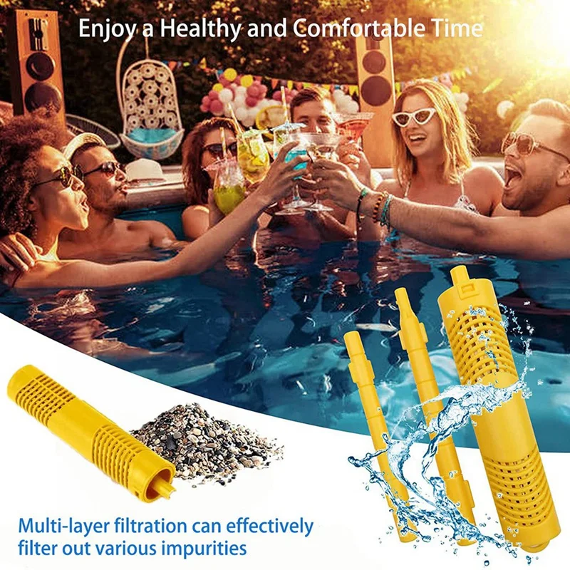 

Spa Mineral Sticks Parts Cartridges For Hot Tub Swimming Pool Fish Pond Filter, Last For 4 Month