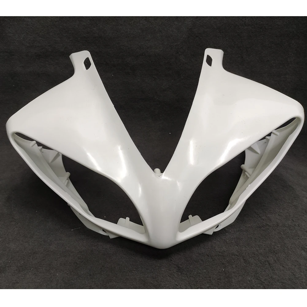 Nuovo non verniciato bianco anteriore superiore carenatura del naso stampaggio ad iniezione per Yamaha YZF R1 2009 2010 2011 2012 09-12