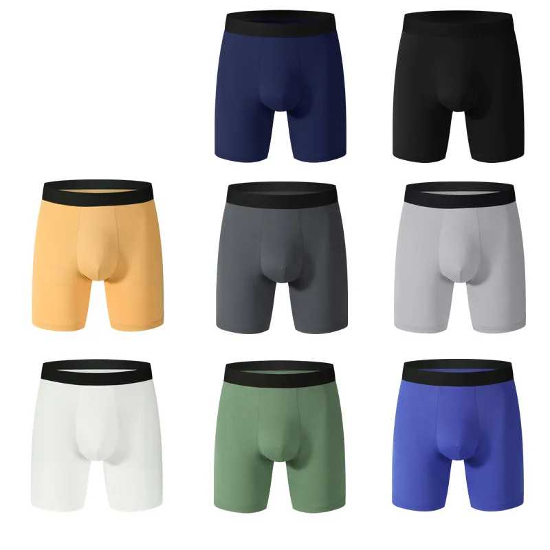 8PC/LOT Men Underwear Boxers Long Men's Clothing Men Shorts Cotton Man Panties Boxershorts Boxer Hombre Ropa Interior Hombre NEW