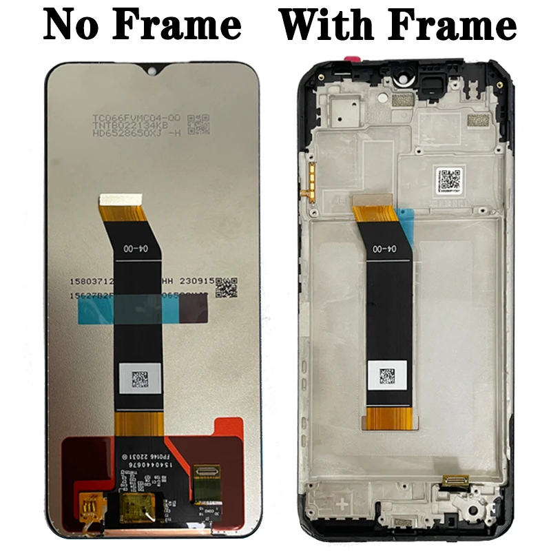 6.58 inch For Xiaomi Poco M5 22071219CG LCD Display+Touch Screen Panel Digitizer Assembly Replacement For Poco M5 LCD with Frame