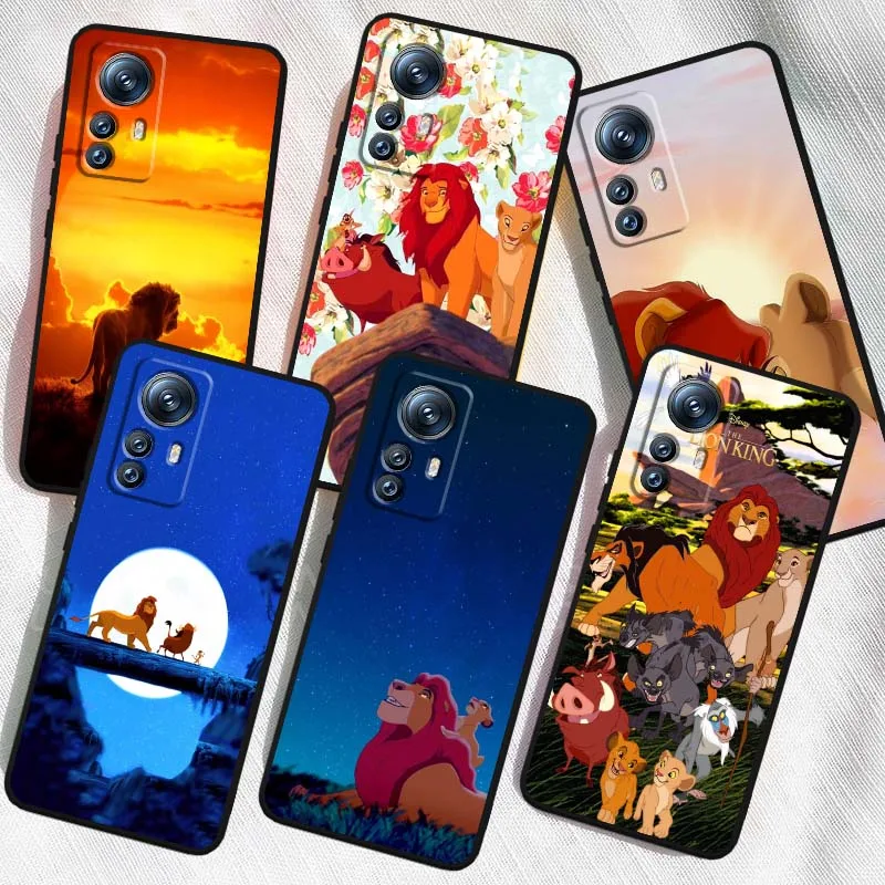 

Disney Cartoon The Lion King For Xiaomi Mi 15 14 13 13T 12 12T 12S 11 11i 11T Pro Ultra Lite 5G Black Soft Cover Phone Case