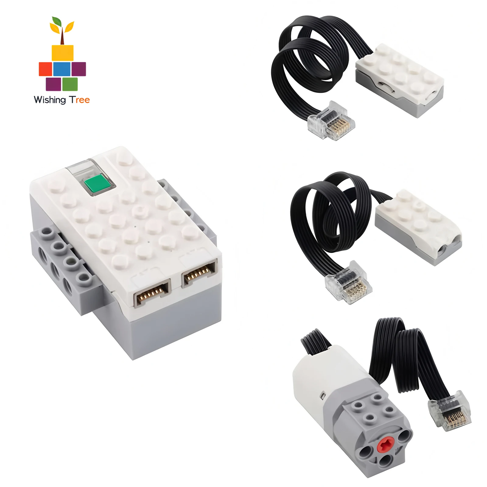We-Do2.0 Compatible Smart Hub Kit with Electric Motor & Tilt/Motion Sensors for Coding Education