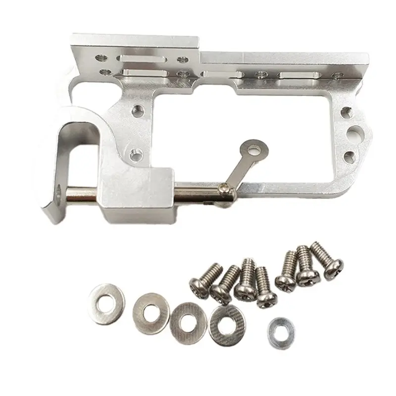 T24C 5X Servo Dispenser Drone Thrower Light Aluminum Throw Device Switch Adapter Air Dropping System For MG995 25T Arm