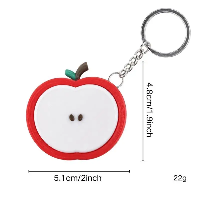 1 Stück süßer Frucht-Fidget-Clicker-Schlüsselanhänger, 3D-gedrucktes Stressabbau-Spielzeug für EDC-Food-Anhänger – Detail 8