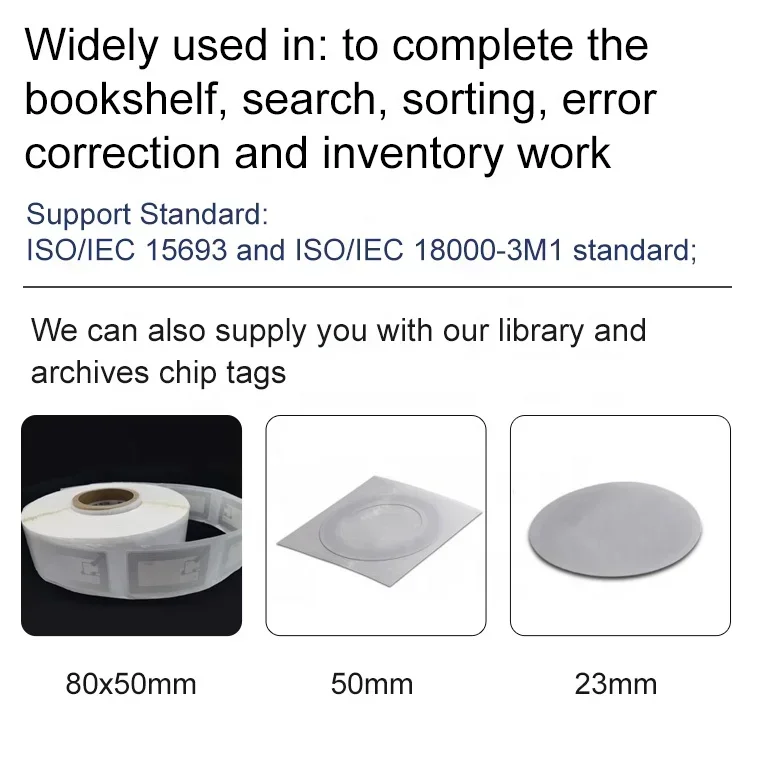 

HF 13.56mhz Rfid for Library Bookshelf Read Tag ISO15693 WIFI and USB Long Range RFID Librarian Jewelry Handheld Reader